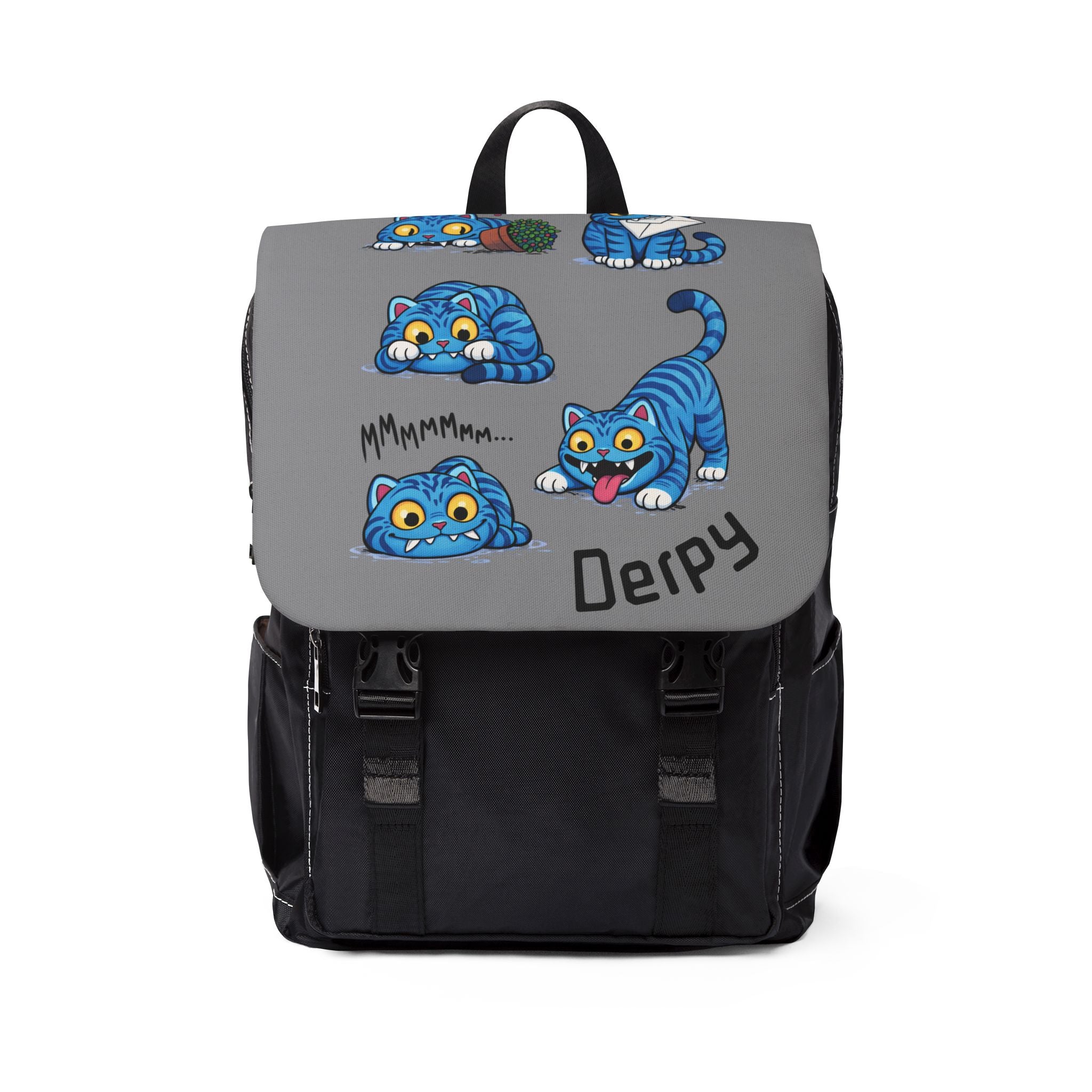 K-Pop Derpy Tiger Backpack — Cute Demon Hunter Anime Shoulder Bag