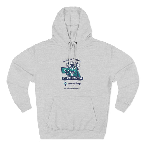 Innova Prep 'It's Owl Relative' Graphic Hoodie - School Spirit Fleece Pullover