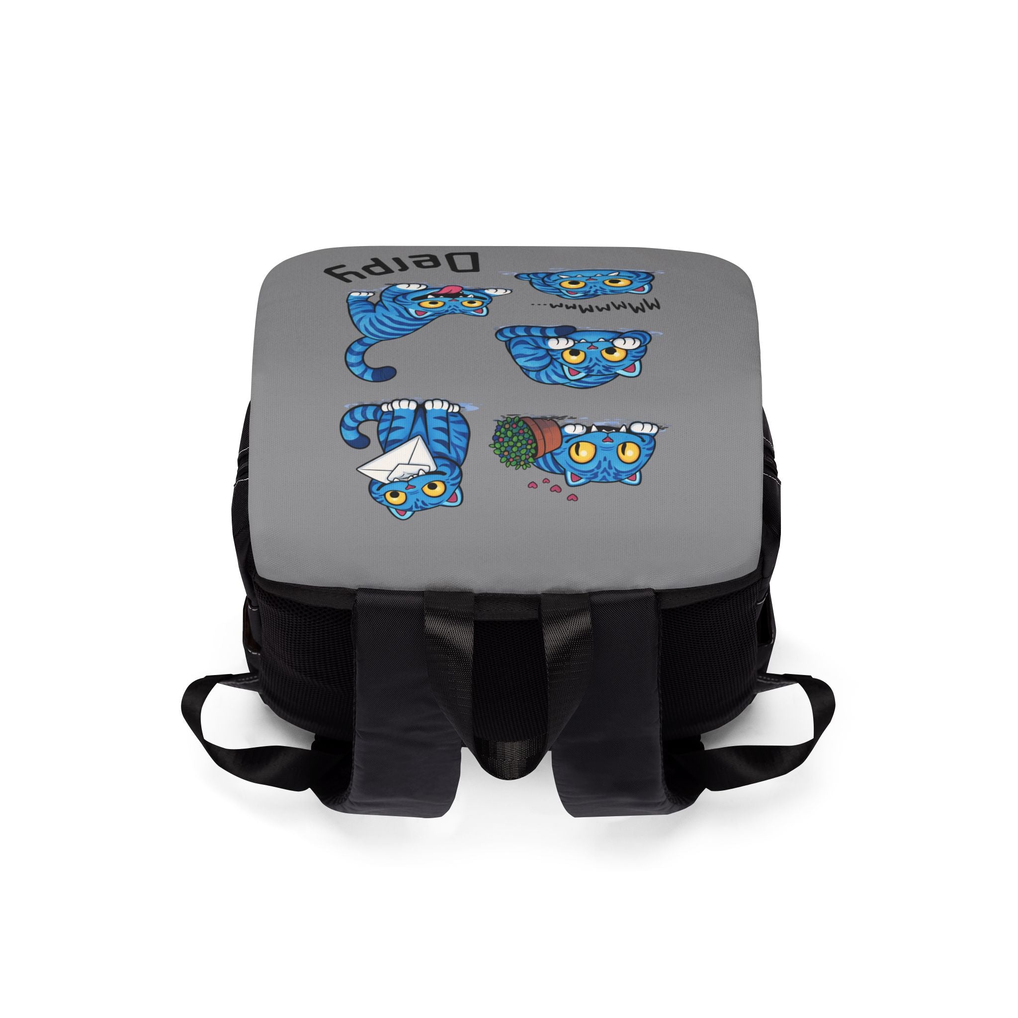 K-Pop Derpy Tiger Backpack — Cute Demon Hunter Anime Shoulder Bag