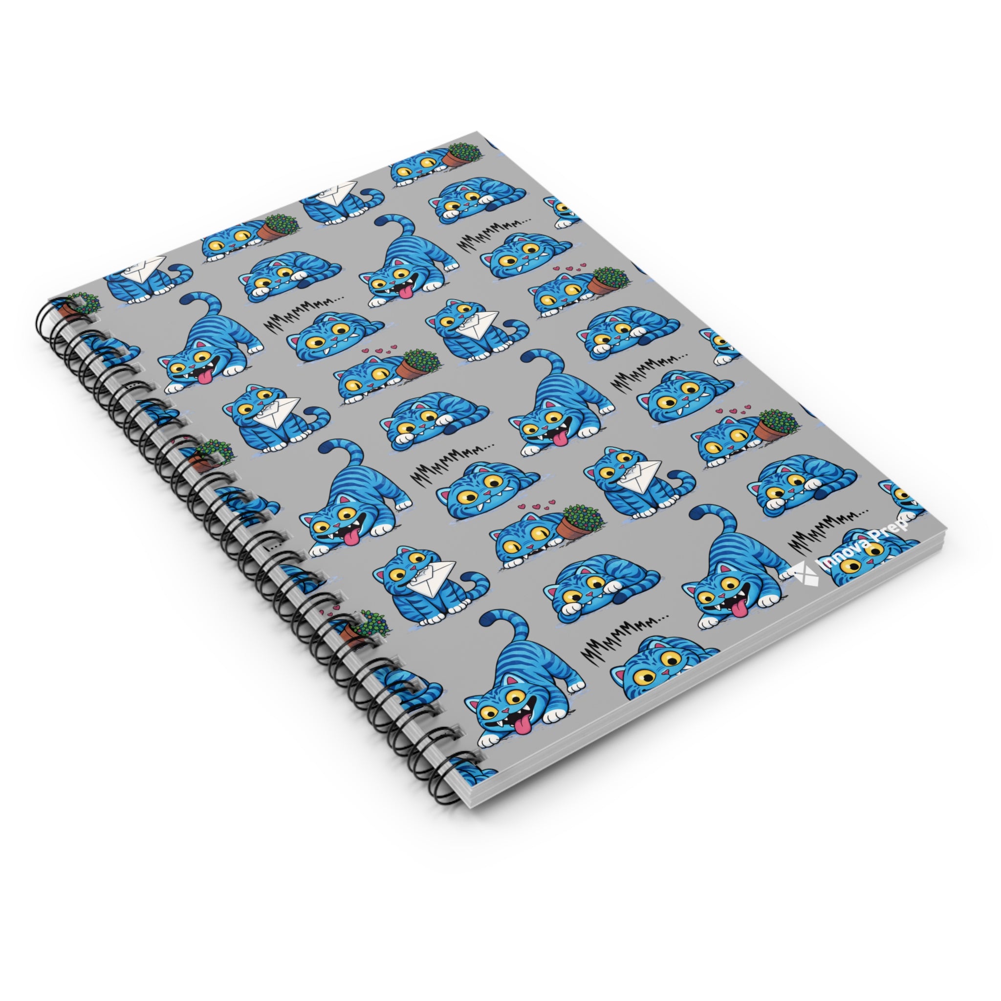Derpy Tiger K-Pop Hunters Inspired Notebook — Ruled Spiral Notebook for Anime & K-Pop Fans