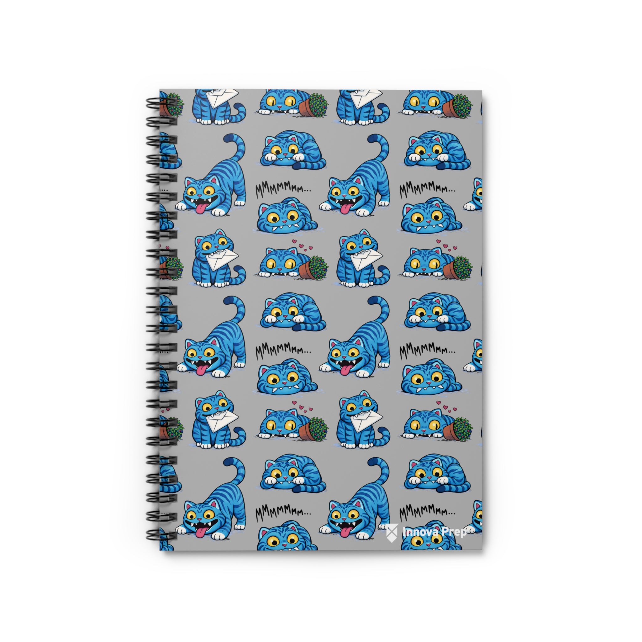 Derpy Tiger K-Pop Hunters Inspired Notebook — Ruled Spiral Notebook for Anime & K-Pop Fans